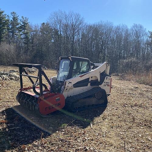 Forest mulching equipment used by East Hill Earthworks
